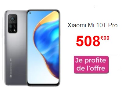 Xiaomi Mi 10T pro promo Cdiscount 
