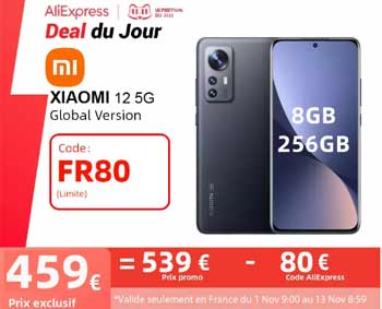 Xiaomi 12 AliExpress promotion