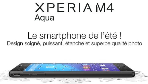 Le Sony Xperia M4 Aqua en promo chez Free Mobile