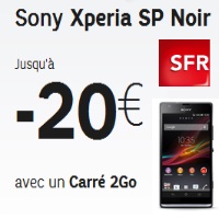Bon plan mobile : Le Sony Xperia SP en promo chez SFR !