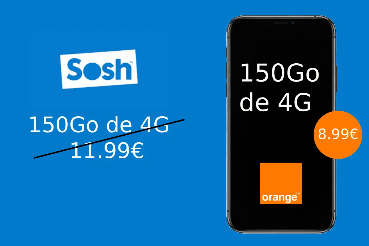 Forfait 150 Go sur le réseau Orange