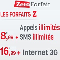 Zero Forfait s’aligne aux forfaits illimités à moins de 10€